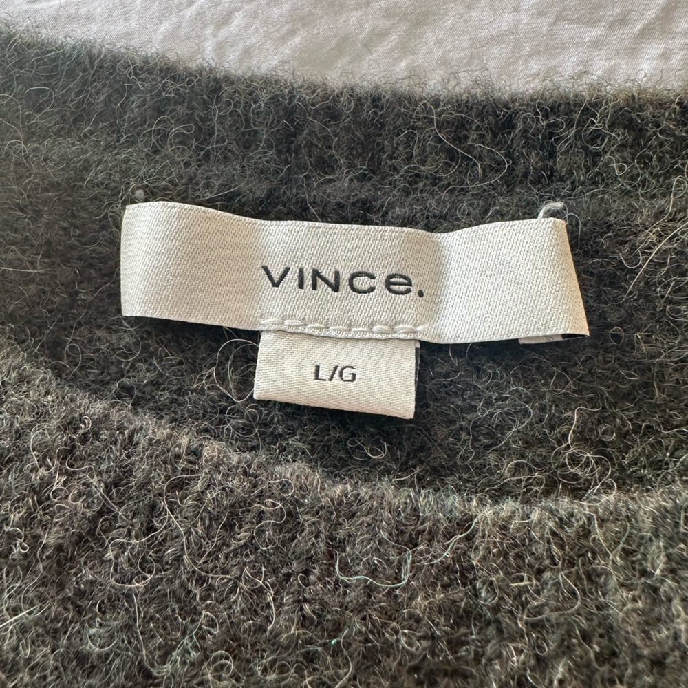 Vince sage green knit tank dress, size large - Picture 9 of 14